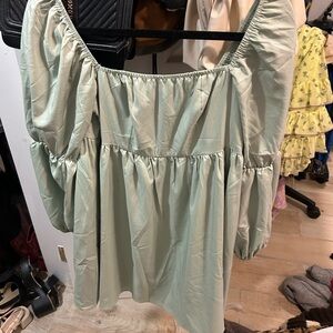 Elegant Mint Green Women's Dress